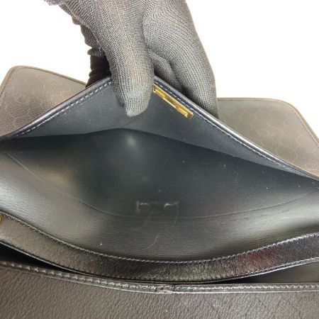  Christian Dior クリスチャンディオール クリスチャンディオール ハニカム柄 チェーン ショルダーバッグ  ブラック