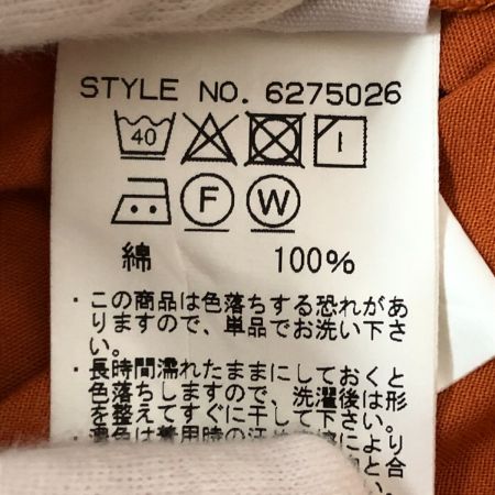  AVIREX アビレックス メンズ 半袖シャツ サイズM オレンジ×ネイビー