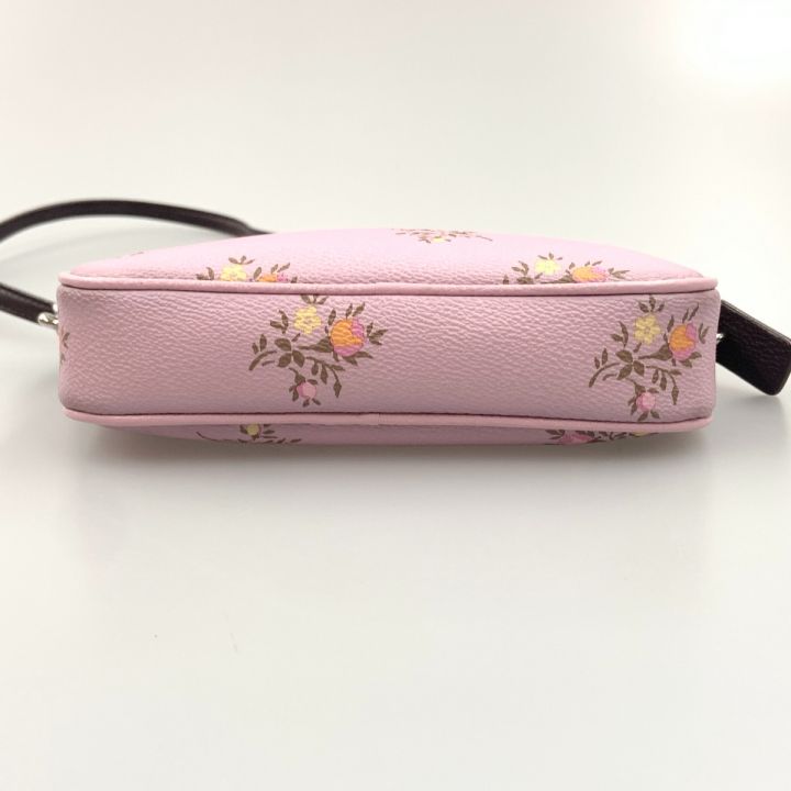 COACH コーチ 花柄 ショルダーバッグ 花柄ｼｮﾙﾀﾞｰ ピンク｜中古｜なんでもリサイクルビッグバン