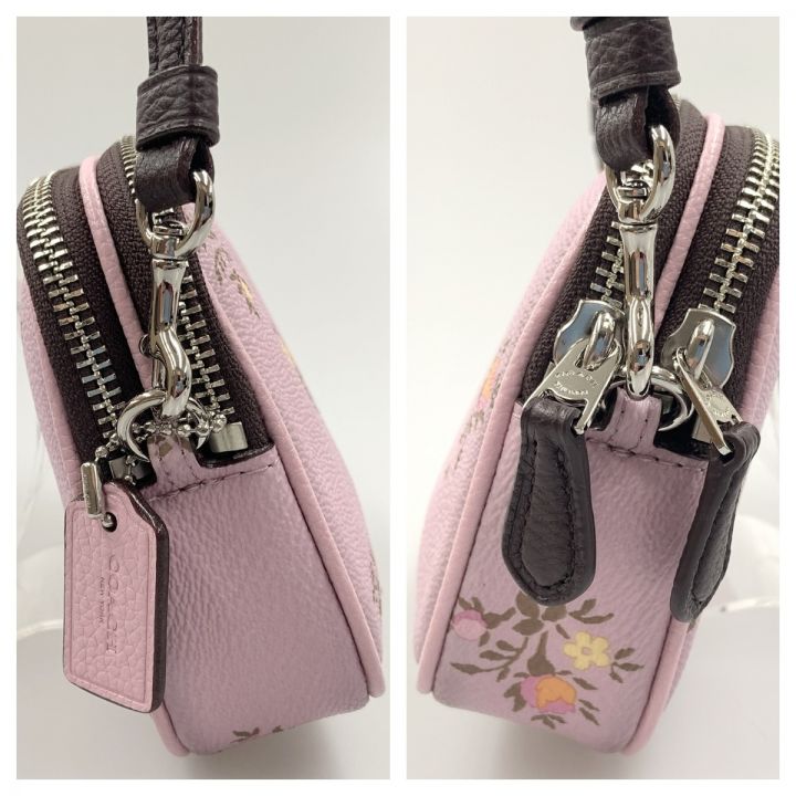 COACH コーチ 花柄 ショルダーバッグ 花柄ｼｮﾙﾀﾞｰ ピンク｜中古｜なんでもリサイクルビッグバン