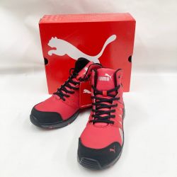 〇〇 PUMA プーマ SAFETY ヴェロシティ2.0 ミッドカットモデル プーマ 安全靴 63.343 レッド サイズ 26.5ｃｍ 未使用品 Sランク