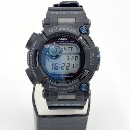  CASIO カシオ G-SHOCK Gショック フロッグマン ソーラー電波クォーツ 腕時計 GWF-D1000B ブラック x ブルー