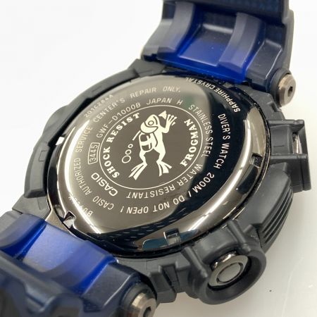  CASIO カシオ G-SHOCK Gショック フロッグマン ソーラー電波クォーツ 腕時計 GWF-D1000B ブラック x ブルー