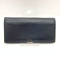 〇〇 Paul Smith ポールスミス 二つ折り 長財布 ブラック Bランク