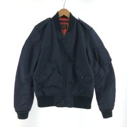 〇〇 AVIREX アビレックス メンズ フライトジャケット TYPE L-2A サイズL 6152131 ネイビー Bランク