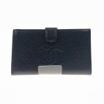 CHANEL シャネル マドモアゼルライン T12338 ブラック 2つ折り財布
