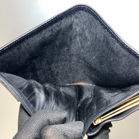  CHANEL シャネル キャビアスキン ココマーク 長財布 A13498 ブラック