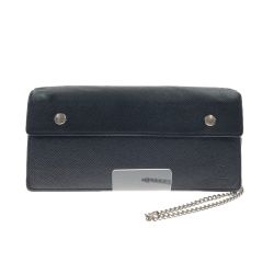 〇〇 LOUIS VUITTON ルイヴィトン タイガ ポルトフォイユ アコルディオン ロングウォレット ウォレットチェーン 長財布 M30992 ブラック Bランク