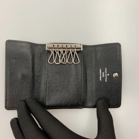  LOUIS VUITTON ルイヴィトン ダミエ グラフィット ミュルティクレ 6 6連キーケース N62662 ブラック