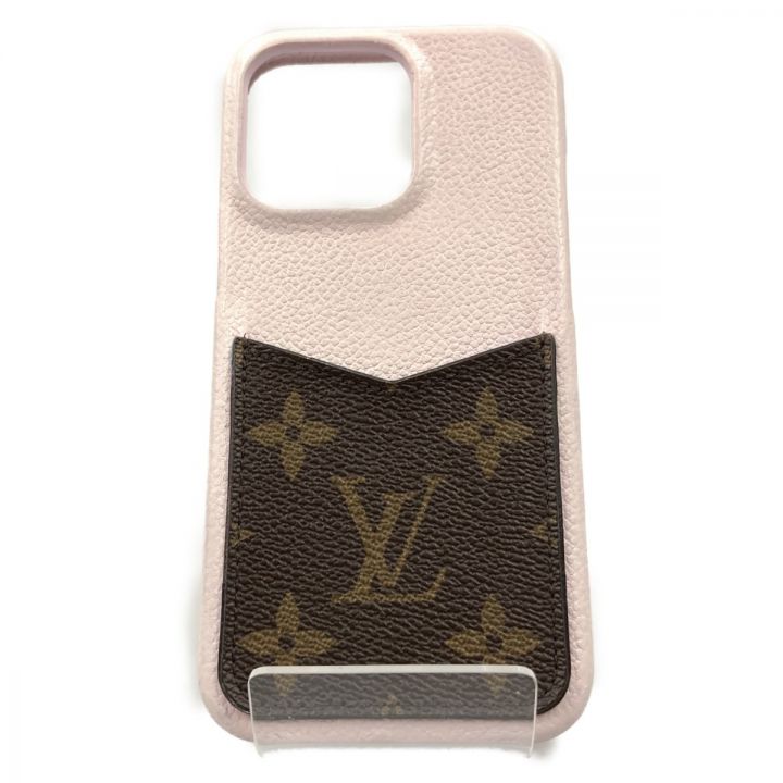 LOUIS VUITTON ルイヴィトン モノグラム IPHONE バンパー 13 PRO ケース iPhone ケース M81343  ピンク｜中古｜なんでもリサイクルビッグバン