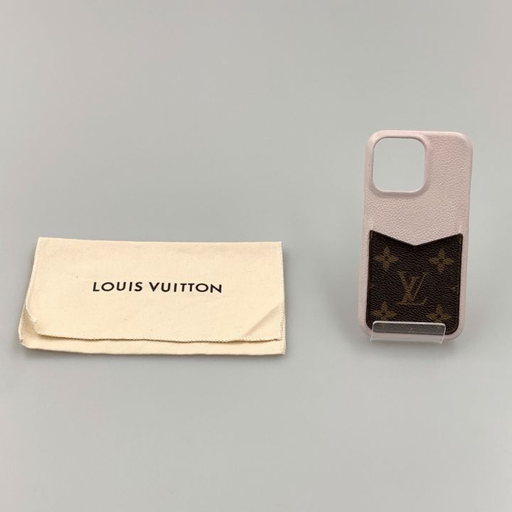 LOUIS VUITTON ルイヴィトン モノグラム IPHONE バンパー 13 PRO ケース iPhone ケース M81343  ピンク｜中古｜なんでもリサイクルビッグバン