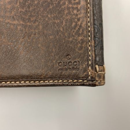  GUCCI グッチ シマライン ホースビット GG 長財布 224257 ダークブラウン
