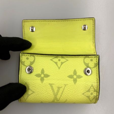 LOUIS VUITTON ルイヴィトン タイガ ラマ ディスカバリー コンパクトウォレット 三つ折り短財布 M6762 イエロー ｜中古｜なんでもリサイクルビッグバン