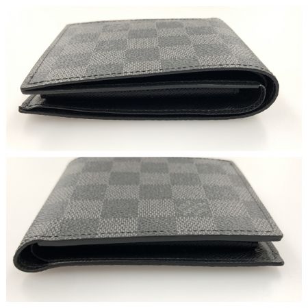 中古】 LOUIS VUITTON ルイヴィトン ダミエ グラフィット ポルトフォイユ マルコNM 二つ折り財布 N63336  ブラック｜総合リサイクルショップ なんでもリサイクルビッグバン オンラインストア