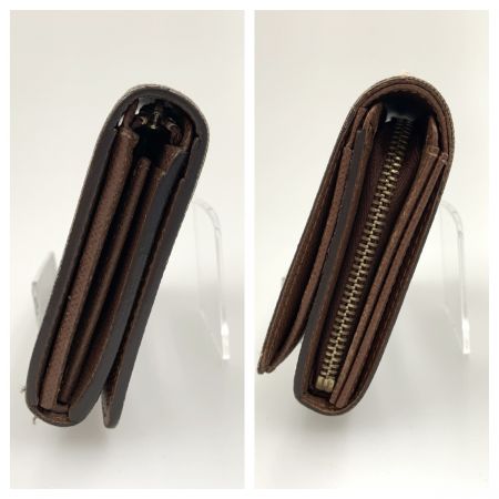  LOUIS VUITTON ルイヴィトン モノグラム ポルト モネ ビエ トレゾール 二つ折り財布 M61730 ブラウン