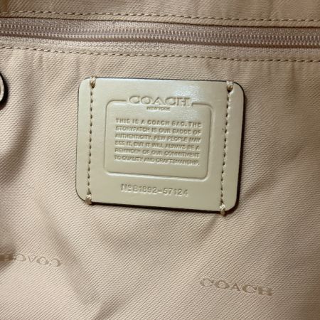  COACH コーチ イーディー 2WAY トートバッグ ショルダーバッグ 57124 ライトピンク