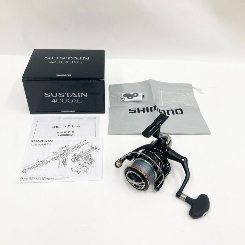 中古】 SHIMANO シマノ SUSTAIN 17サステイン 4000XG 03761 スピニング