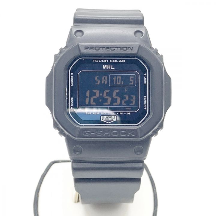 CASIO カシオ Gショック MHL マーガレットハウエルコラボモデル クォーツ腕時計 G-5600E ブラック｜中古｜なんでもリサイクルビッグバン