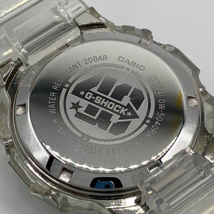 CASIO カシオ G-SHOCK ジーショック 40th Anniversary Clear Remix クリアリミックス クォーツ 腕時計 DW- 5040RX-7JR｜中古｜なんでもリサイクルビッグバン