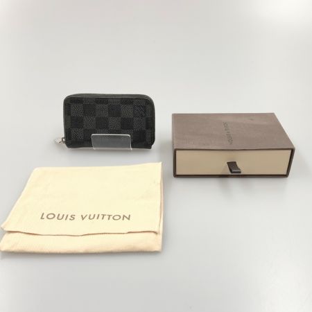  LOUIS VUITTON ルイヴィトン ダミエ グラフィット ジッピー コインパース コインケース M63076 ブラック