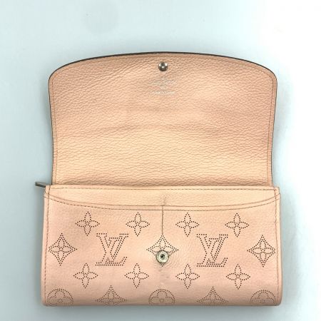 LOUIS VUITTON ルイヴィトン マヒナ ポルトフォイユ イリス 二つ折り 長財布 M60145  ライトピンク｜中古｜なんでもリサイクルビッグバン