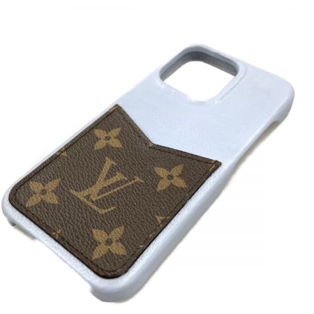  LOUIS VUITTON ルイヴィトン IPHONE バンパー 13 PRO モノグラム アイフォンカバー アクセサリー M81422 ブラウン x ブルー