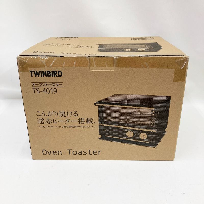 TWINBIRD ツインバード トースター オーブントースター TS-4019 未使用品