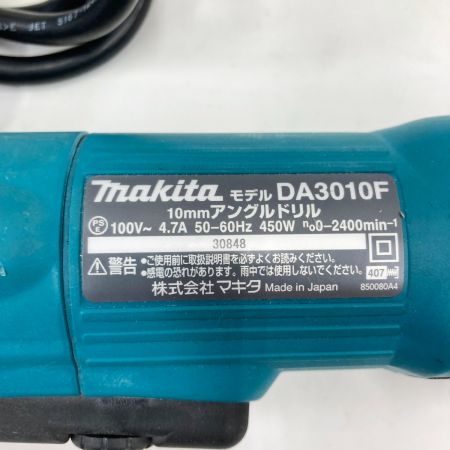  MAKITA マキタ 10mmアングルドリル DA3010F グリーン 現状渡し