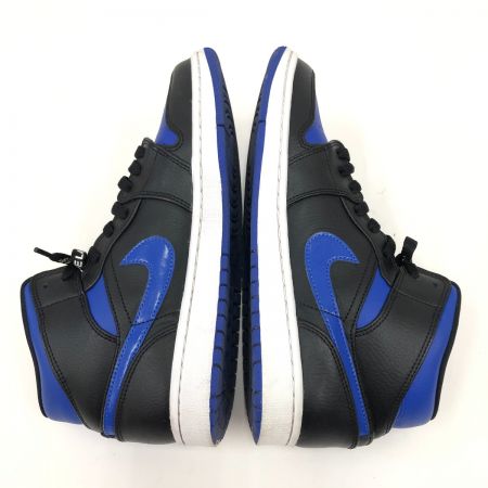  NIKE ナイキ AIR JORDAN 1 MID スニーカー 26.5cm 554724-068 ブルー×ブラック