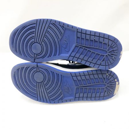  NIKE ナイキ AIR JORDAN 1 MID スニーカー 26.5cm 554724-068 ブルー×ブラック