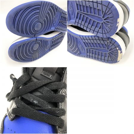  NIKE ナイキ AIR JORDAN 1 MID スニーカー 26.5cm 554724-068 ブルー×ブラック