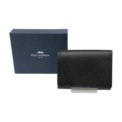 〇〇 PELLE MORBIDA メンズ キーケース付きミニウォレット PMO-BNBA322 ブラック Sランク