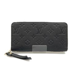〇〇 LOUIS VUITTON ルイヴィトン モノグラム アンプラント ジッピーウォレット ラウンドファスナー長財布 Ｍ61864 ブラック RFID搭載 Aランク