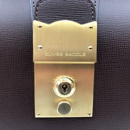  Somes Saddle ソメスサドル ダレスバッグ ビジネスバッグ 牛革 ブラウン