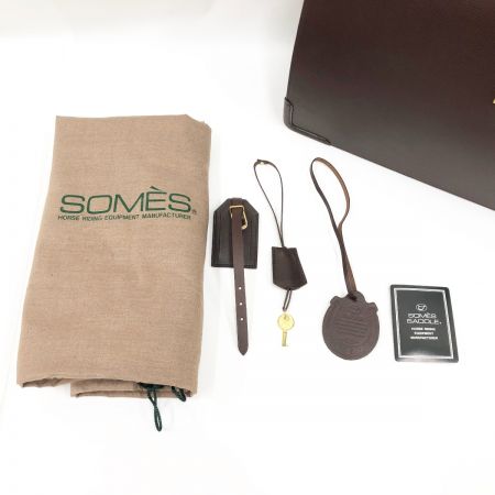  Somes Saddle ソメスサドル ダレスバッグ ビジネスバッグ 牛革 ブラウン