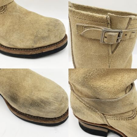  RED WING レッドウィング エンジニアブーツUSA5 1/2 24cm ASTM F 2413-05 ベージュ