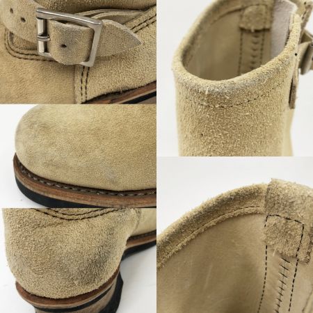  RED WING レッドウィング エンジニアブーツUSA5 1/2 24cm ASTM F 2413-05 ベージュ