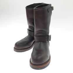 〇〇 RED WING レッドウィング レディース エンジニアブーツ 23.5cm D2269 ブラウン Bランク