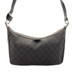 〇〇 GUCCI グッチ GGキャンバス 斜めがけ ショルダーバッグ 35098 ブラウン Dランク