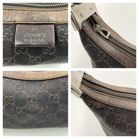  GUCCI グッチ GGキャンバス 斜めがけ ショルダーバッグ 35098 ブラウン