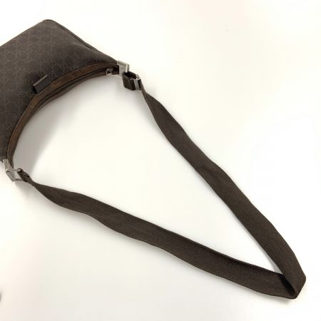 GUCCI グッチ GGキャンバス 斜めがけ ショルダーバッグ 35098 ブラウン