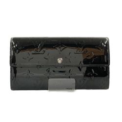 〇〇 LOUIS VUITTON ルイヴィトン モノグラム ヴェルニ ポルトフォイユ サラ ノワール 二つ折り長財布  M93524 ブラック Cランク