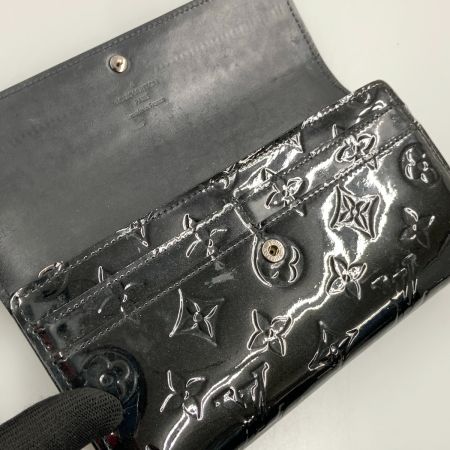  LOUIS VUITTON ルイヴィトン モノグラム ヴェルニ ポルトフォイユ サラ ノワール 二つ折り長財布  M93524 ブラック