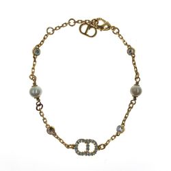 〇〇 Christian Dior クリスチャンディオール チェーン ブレスレット ゴールド Bランク