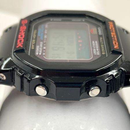  CASIO カシオ GショックG-LIDE ジーライド ソーラー電波クォーツ  GWX-5600 ブラック メタルレザー付き