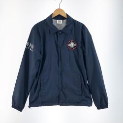 〇〇 VISION STREET メンズ コーチジャケット サイズM ネイビー Bランク