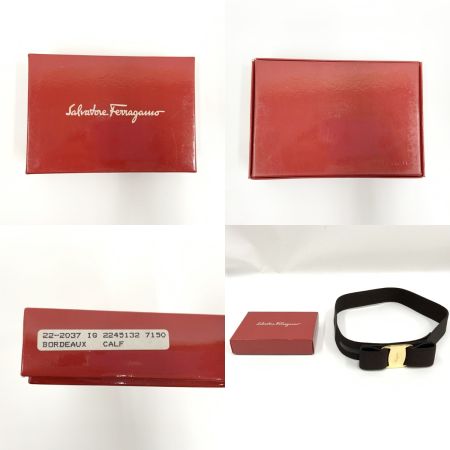  Salvatore Ferragamo サルヴァトーレフェラガモ ヴァラリボン ベルト ブラウン x ゴールド