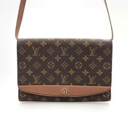 〇〇 LOUIS VUITTON ルイヴィトン モノグラム ボルドー ショルダーバッグ ワンショルダー クラッチバッグ 斜め掛け 2WAY M51797 ブラウン Cランク