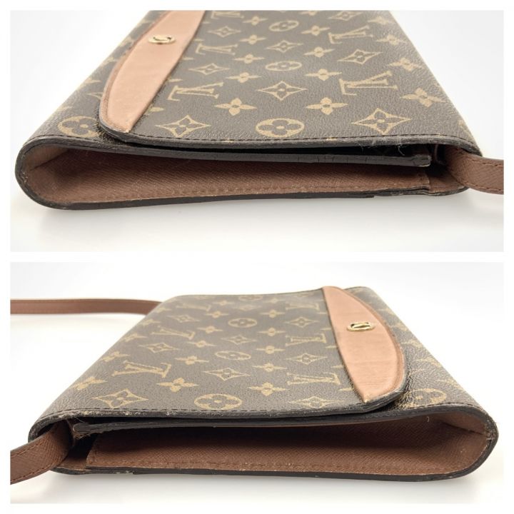 LOUIS VUITTON ルイヴィトン モノグラム ボルドー ショルダーバッグ ワンショルダー クラッチバッグ 斜め掛け 2WAY M51797  ブラウン｜中古｜なんでもリサイクルビッグバン