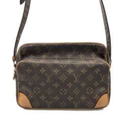 〇〇 LOUIS VUITTON ルイヴィトン モノグラム ナイル  ショルダーバッグ  M45244 ブラウン Cランク